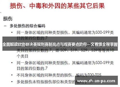 全面解读欧协联决赛规则赛制亮点与观赛要点助你一文看懂全程掌握